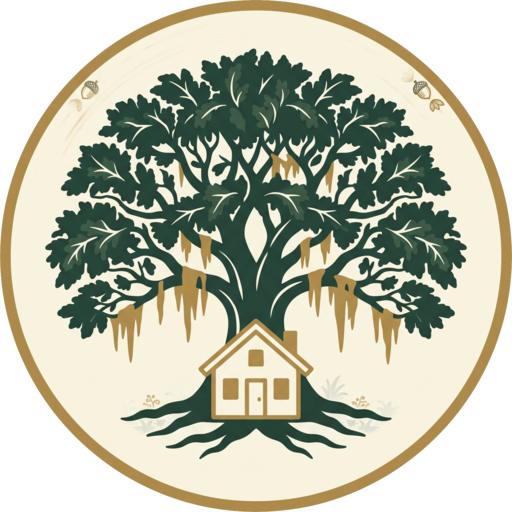 Able Services emblem, a Southern live oak sheltering a home